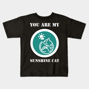 You Are My Sunshine Cat Kids T-Shirt